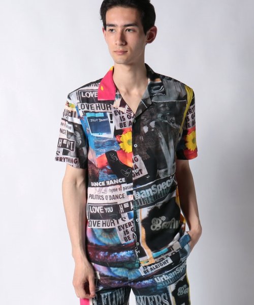 Desigual(デシグアル)/【セットアップ対応商品】ALVARO シャツショートスリーブ/ブラック系