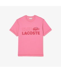 LACOSTE Mens(ラコステ　メンズ)/ヴィンテージプリントクルーネックTシャツ/ピンク