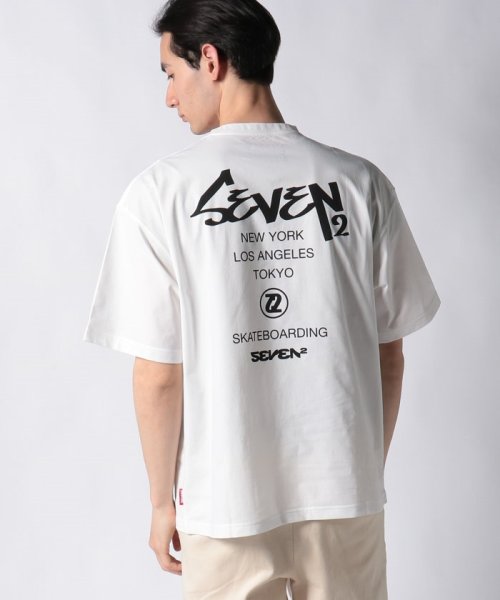 Ocean Pacific MENS(オーシャンパシフィック　メンズ)/【SEVEN2】メンズハンソデ Tシャツ/ホワイト