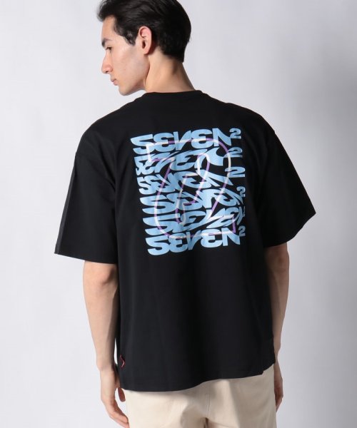 Ocean Pacific MENS(オーシャンパシフィック　メンズ)/【SEVEN2】メンズハンソデ Tシャツ/ブラック