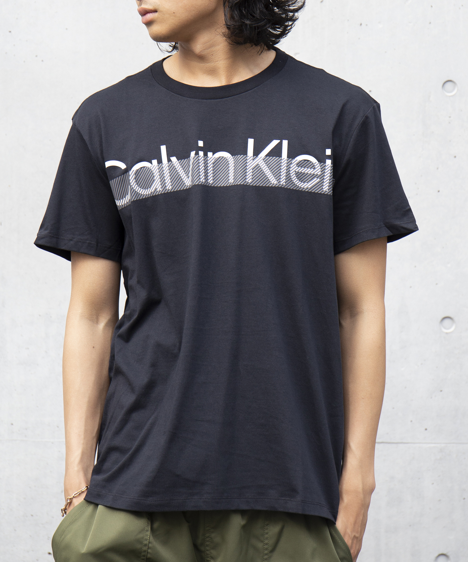 セール】【CALVIN KLEIN / カルバンクライン】ロゴ プリントT Tシャツ 