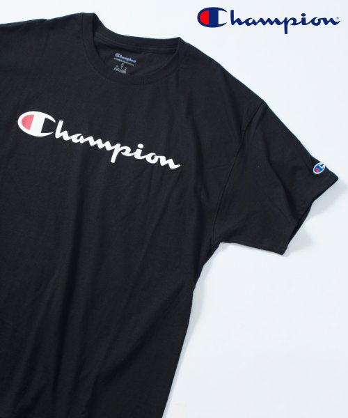CHAMPION(チャンピオン)/【CHAMPION / チャンピオン】トップス Tシャツ 半袖 ロゴ プリント オーバーサイズ ワンポイント GT23HY06794/GT23HY07718/ブラック 