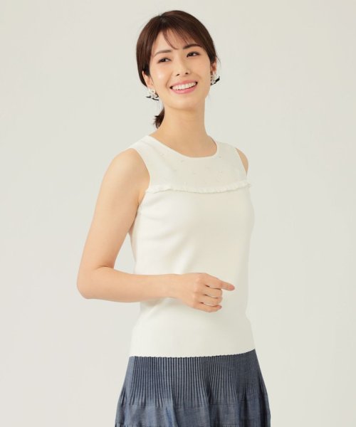 レーヨンナイロン ノースリーブニットプルオーバー(505282207)|阪急百貨店公式通販サイト|阪急百貨店オンラインストア