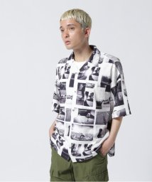 AVIREX(AVIREX)/《直営店限定》AVX WEST COAST PATTERN SHIRT / ウエストコースト 総柄 シャツ/ホワイト