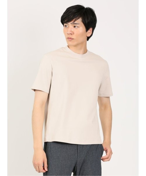 TAKA-Q(タカキュー)/【DRESS T－SHIRT】超長綿 クルーネック 半袖 メンズ Tシャツ カットソー カジュアル インナー ビジネス ギフト プレゼント/ライトグレー