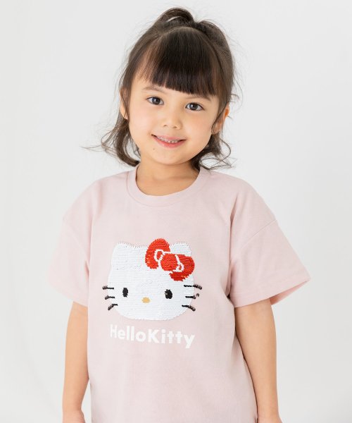 chil2(チルツー)/〈サンリオ〉キャラクターTシャツ/Cスパンコール/キティ