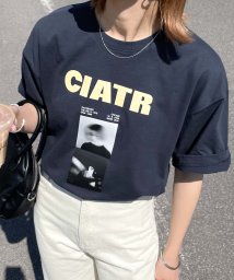 Chillfar(チルファー)/グラフィックミックスTシャツ/ネイビー系2
