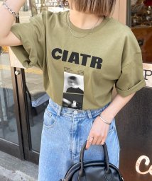 Chillfar(チルファー)/グラフィックミックスTシャツ/グリーン