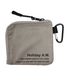 Holiday A.M.(ホリデーエーエム)/コインケース 財布 メンズ レディース 軽量 カード入れ ホリデーエーエム HolidayA.M./ベージュ