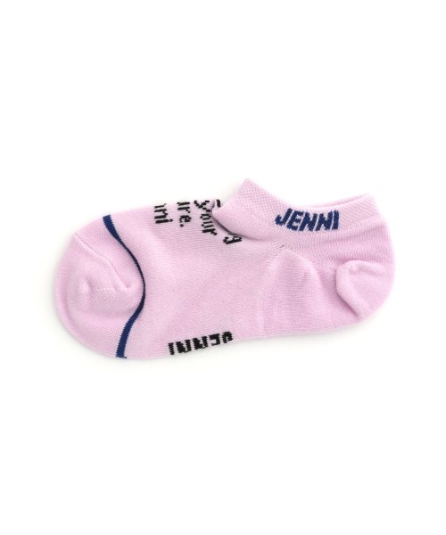 JENNI(ジェニィ)/ロゴアンクルソックス/ピンク