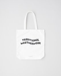 Traditional Weatherwear(トラディショナル　ウェザーウェア)/WAVE LOGO GUSSET TOTE/ホワイト