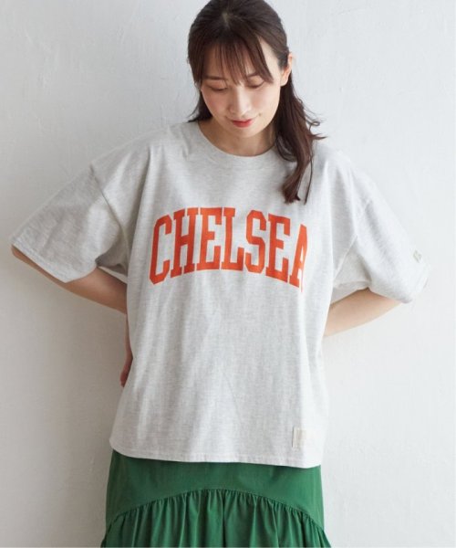 ikka(イッカ)/RUSSELL ATHLETIC ラッセルアスレチック ロゴプリントTシャツ/ベージュ