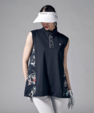 Munsingwear/EXcDRY D－Tec&SUNSCREENチュニック半袖シャツ(高速ドライ/吸汗速乾/遮熱/クーリング(効果)【アウトレット/505127874