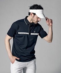 Munsingwear(マンシングウェア)/EXcDRY D－Tec&SUNSCREEN半袖シャツ(高速ドライ/吸汗速乾/遮熱)【アウトレット】/ブラック