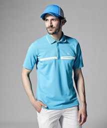 Munsingwear(マンシングウェア)/EXcDRY D－Tec&SUNSCREEN半袖シャツ(高速ドライ/吸汗速乾/遮熱)【アウトレット】/ブルー