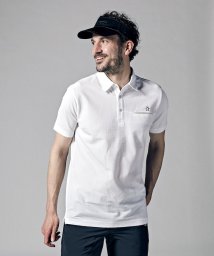 Munsingwear(マンシングウェア)/T/Cストレッチサッカーテーラーカラー半袖シャツ/ホワイト