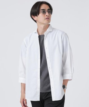 nano・universe/LB.03/「ICE FLOW LINEN」カッタウェイシャツ 7分袖/505239396