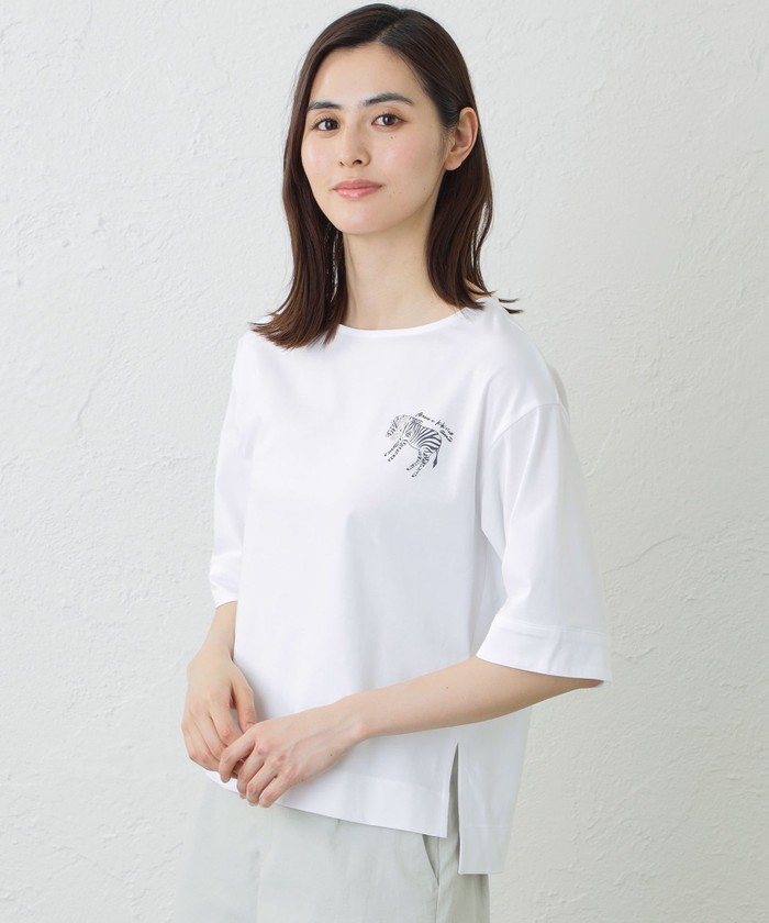 セール】【Kikiricoコラボ】5分袖Tシャツ(505269699) | アマカ(AMACA