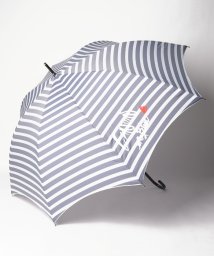 LANVIN en Bleu(umbrella)/傘　ボーダージャガード/505280775