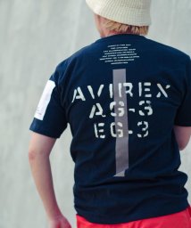 AVIREX/《WEB&DEPOT限定》 REMODEL DESIGN CREW NECK T－SHIRT/リモデルデザイン半袖Tシャツ/505283417