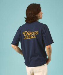 ABAHOUSE(ABAHOUSE)/【DISCUS/ディスカス】ビッグシルエット バックプリント半袖Tシャツ/ブラン/ネイビー