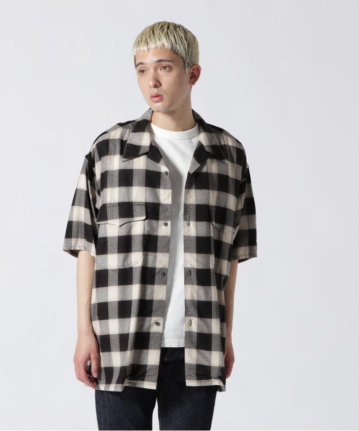 SUGARHILL/シュガーヒル/OMBRE PLAID LOOSE HALF SLEEVE SHIRT ...