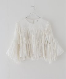 Spick & Span(スピック＆スパン)/【crinkle crinkle crinkle】 cotton voil fringe cropped blous/ホワイト