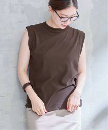 IENA(イエナ)/【ATON/エイトン】FRESCA SINGLE JERSEY TANK TOP / タンクトップ/ブラウンC