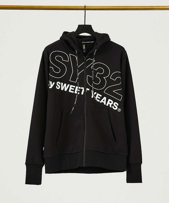 13007】SY32 by SWEET YEARS スラッシュ ロゴ ジップパ(505288687) 5351POURLESHOMMES( 5351POURLESHOMMES) MAGASEEK