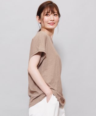 mili an deni/コットンスラブベーシックTシャツ 綿100% クルーネック 半袖 無地 M L トップス レディース/505288763