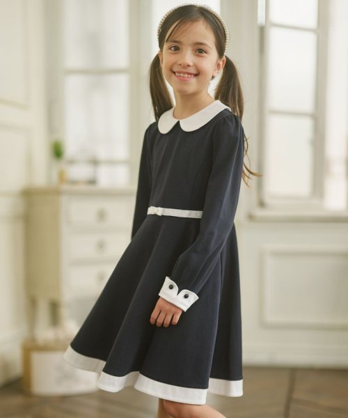 110－140cm】モダンネイビー ワンピース(505289124) | 組曲KIDS  