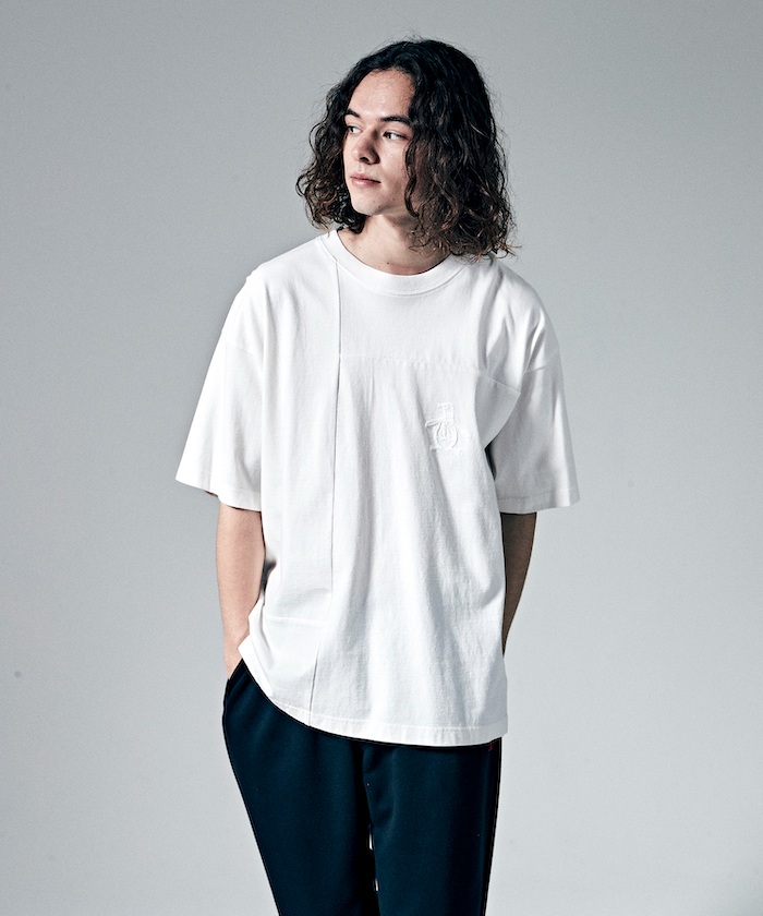 セール】PILE ”LITTLEPETE” SWITCHINGTシャツ/パイル”リトルピート