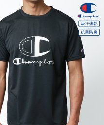 MARUKAWA(マルカワ)/【Champion】チャンピオン ドライ ロゴ Tシャツ/メンズ Tシャツ 半袖 ドライ 速乾 スポーツ /ブラック