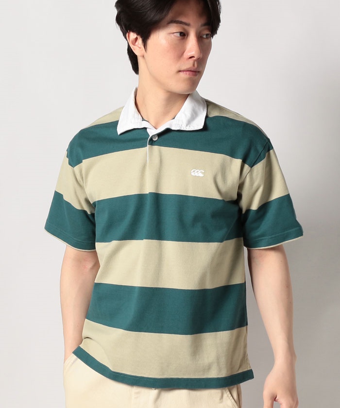 カンタベリー(canterbury) |ショートスリーブ4インチストライプ
