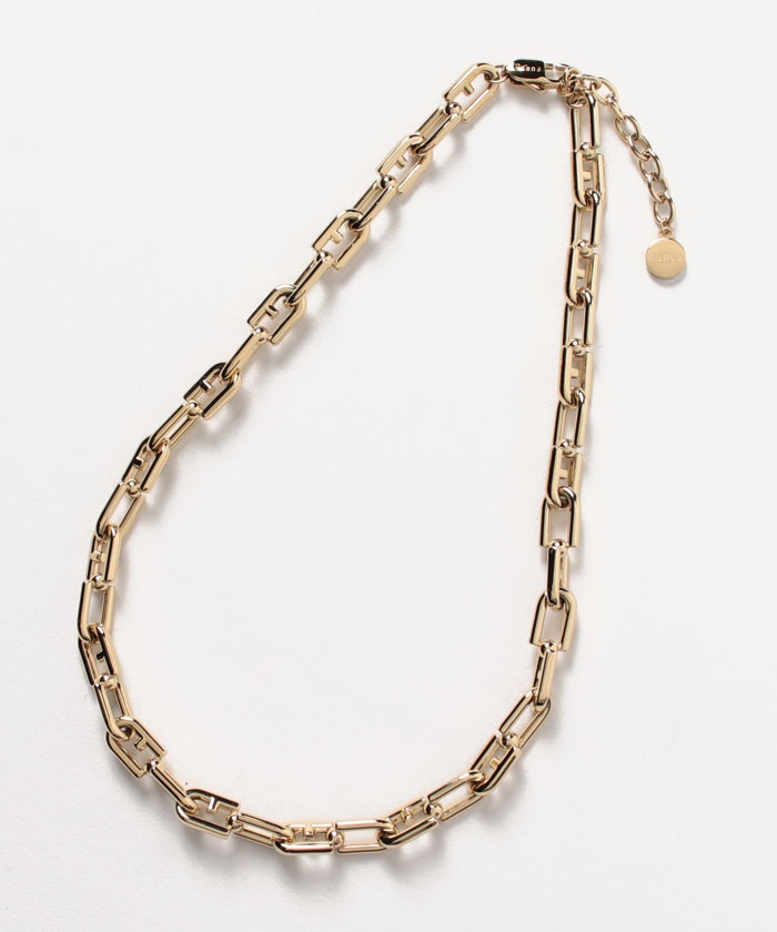 Furla chained logo necklaces FJ0908NTU FJ0922NTU(505275628