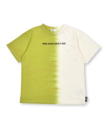 WASK(ワスク)/【接触冷感】段染め天竺Tシャツ(100~160cm)/オフホワイト系