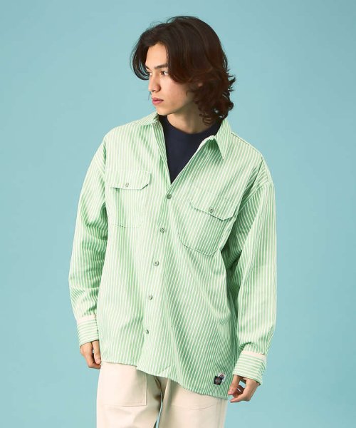 ABAHOUSE(ABAHOUSE)/【Dickies / ディッキーズ】LONG SLLEEVE WIDE WORK/グリーン系その他1