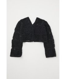 moussy(マウジー)/CROCHET トップス/BLK