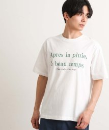 a.v.v (MEN)(アー・ヴェ・ヴェメンズ)/【接触冷感】カラーロゴワイドTシャツ/グリーン