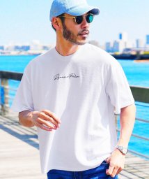 JIGGYS SHOP(ジギーズショップ)/サマーパイルTシャツ / Tシャツ メンズ おしゃれ ひんやり 接触冷感 半袖 カットソー パイル プリント ティーシャツ トップス/ホワイト系5