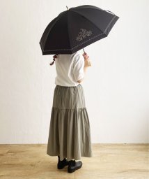 LBC/【UVカット】Wpc. T/Cすずらん刺繍 日傘 晴雨兼用 長傘/505125477