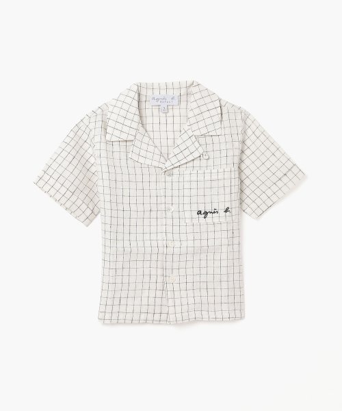 agnes b. BOYS OUTLET(アニエスベー　ボーイズ　アウトレット)/【Outlet】CAO9 E SHIRT キッズ シャツ/アイボリー