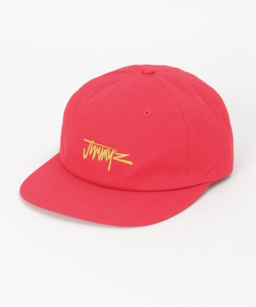 VENCE　EXCHANGE(ヴァンス　エクスチェンジ)/JIMMY'Z Script Logo Cap/レッド