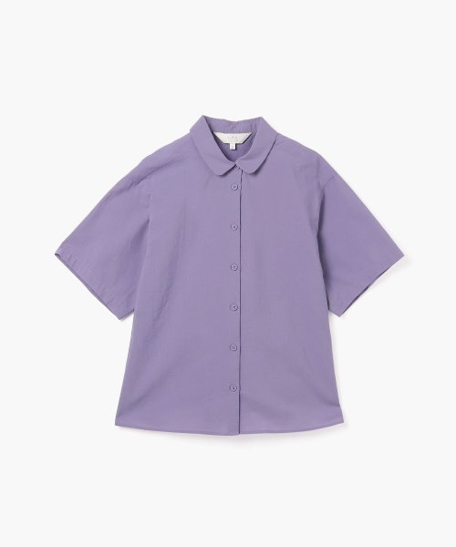 To b. by agnes b. OUTLET(トゥー　ビー　バイ　アニエスベー　アウトレット)/【Outlet】WP24 SHIRT ニューマニッシュシャツ/パープル