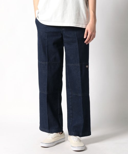 BLUE JEANS 1962(BLUE JEANS 1962)/Dickies ディッキーズ DENIM DOUBLE KNEE WORK PANT デニムダブルニーワークパンツ/ブルー