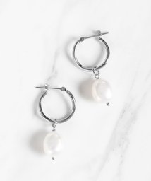 TOCCA/【WEB限定】PETAL HOOP PIERCED EARRINGS K10 淡水パール ピアス/505291474