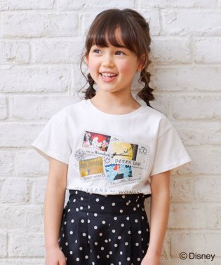 anyFAM（KIDS）/【Disney100 YEARS OF WONDER】ワールドスタンプ  Tシャツ/505291506