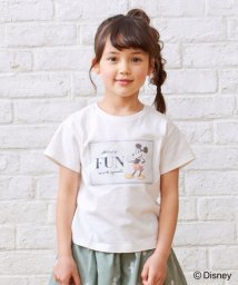 anyFAM（KIDS）(エニファム（キッズ）)/【Disney100 YEARS OF WONDER】スケッチイラスト Tシャツ/ホワイト