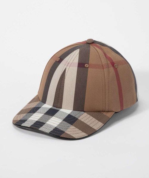 BURBERRY(バーバリー)/バーバリー BURBERRY 8056080 キャップ メンズ レディース 帽子 ヴィンテージチェック ベースボールキャップ コットン ロゴ A8894 ブラウ/ブラウン