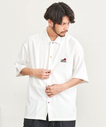 SB Select(エスビーセレクト)/CONVERSE ポリツイル刺繍入りシャツ/ホワイト